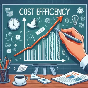 the cost efficiency matters! 